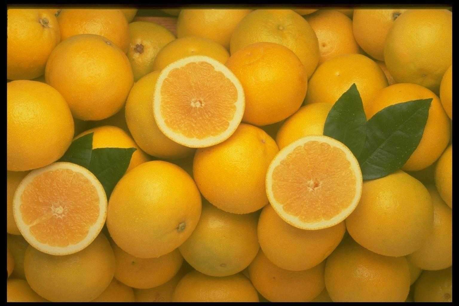 Желтый лимоны апельсины