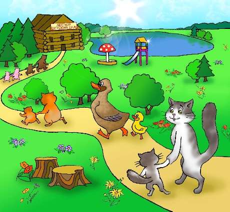 Лесной детский сад, стихи для детей о животных