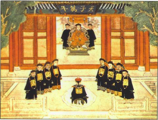 Китайский император, рисунок картинка сказки для детей