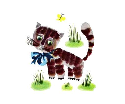 Котик Петрик, рисунок иллюстрация к сказке