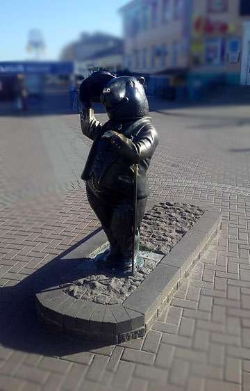 Памятник бобру в Бобруйске, фото фотография