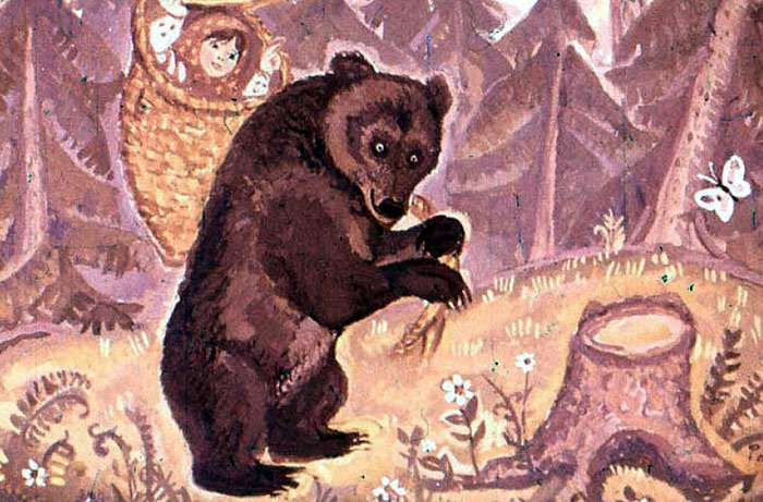 Картинка маша и медведь из сказки