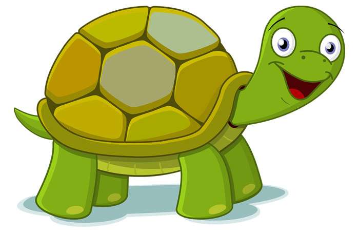 Веселая черепаха, рисунок иллюстрация