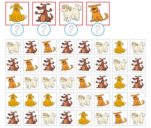 Дидактическая игра-карточка для детей - сосчитай предметы и напиши число