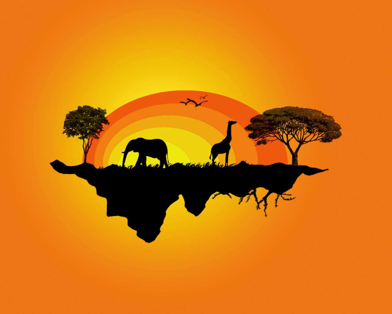Природа в африканском стиле