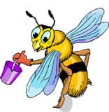 пчела, клипарт